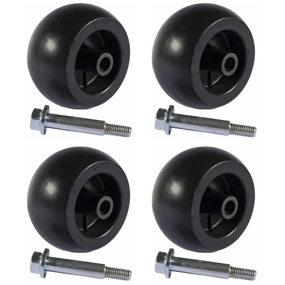 022-1000-00 15172 Four New Deck Wheels w/ Bolts Fits Bad Boy Outlaw Series