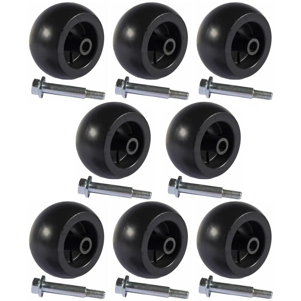(8) Deck Wheels w/Bolt Fits Bad Boy Outlaw Series Mower 022-1000-00 018-0010-00