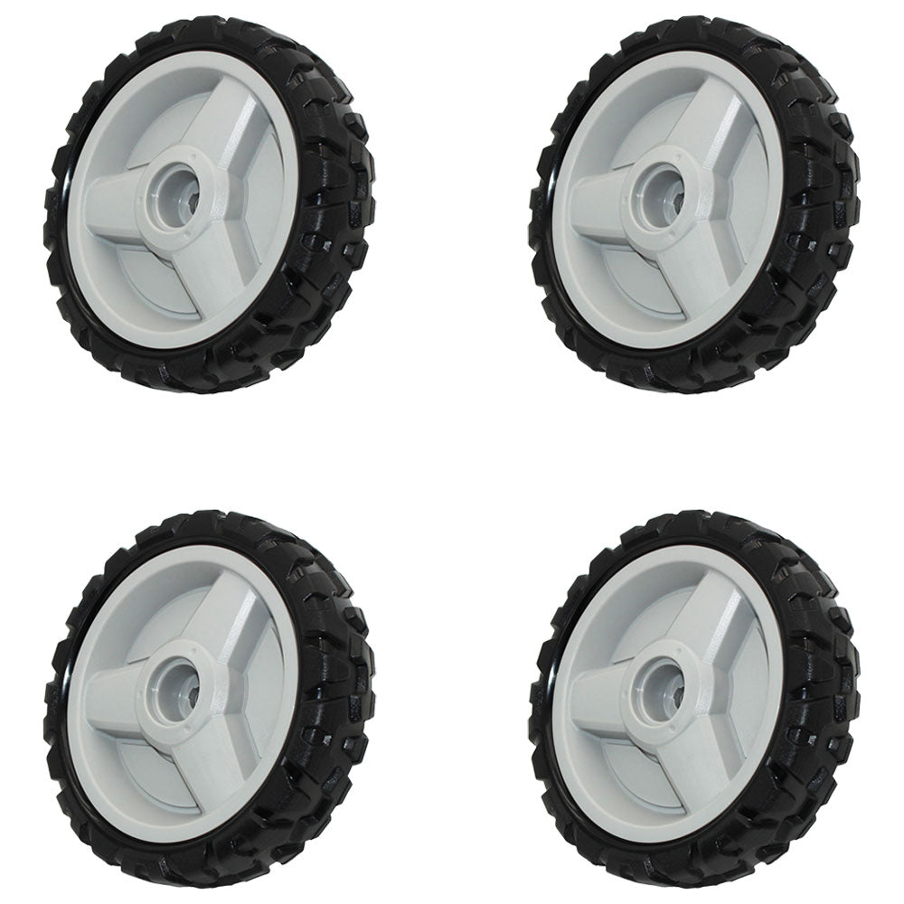 Qty 4: Drive Wheels
 Fits Poulan Replaces 580365301