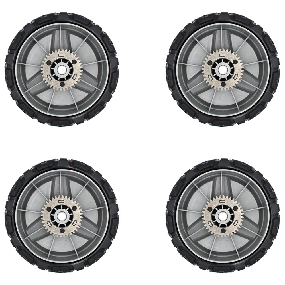 Qty 4: Drive Wheels
 Fits Cub Cadet Replaces 490-322-0013