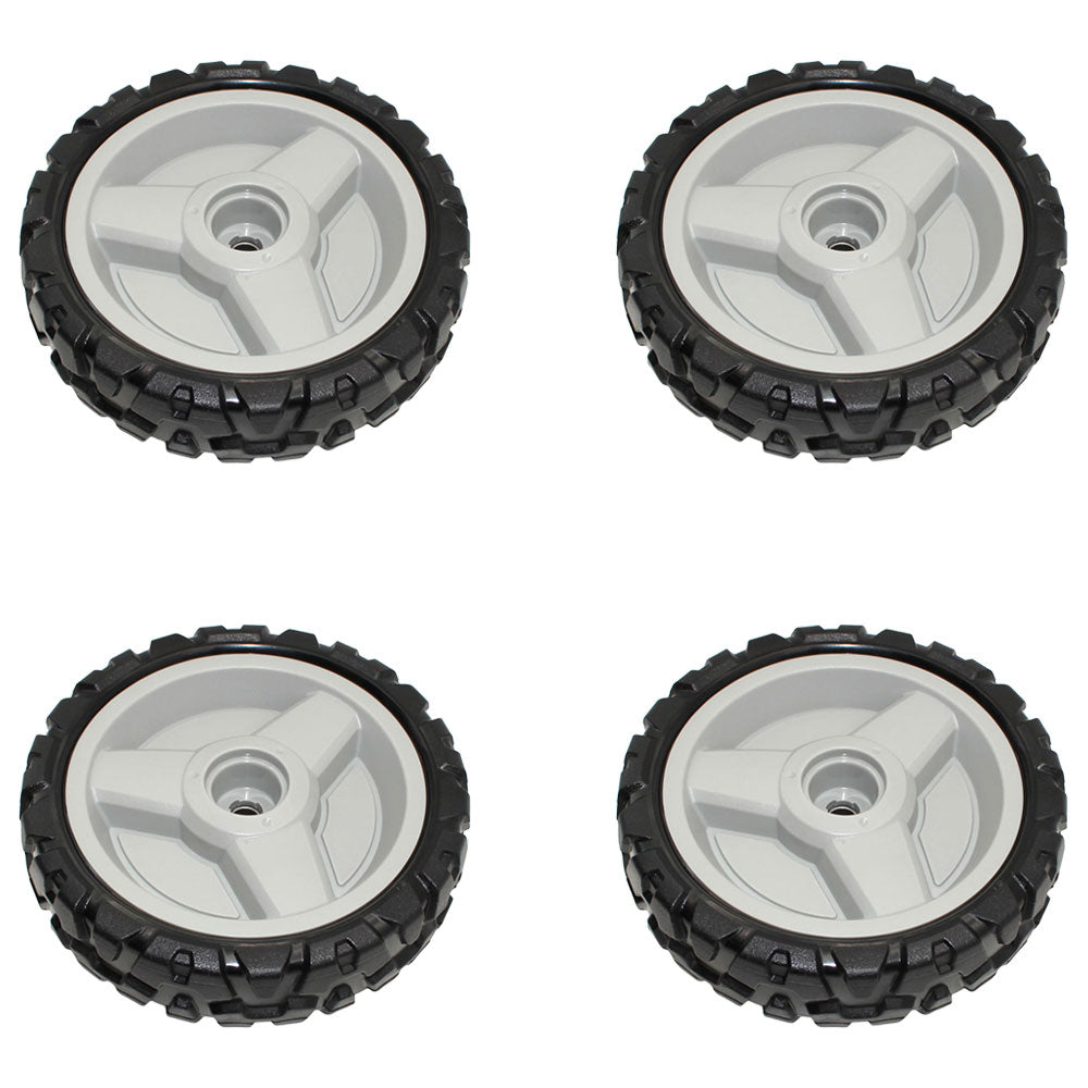 Qty 4: Drive Wheels
 Fits Poulan Replaces 580365301