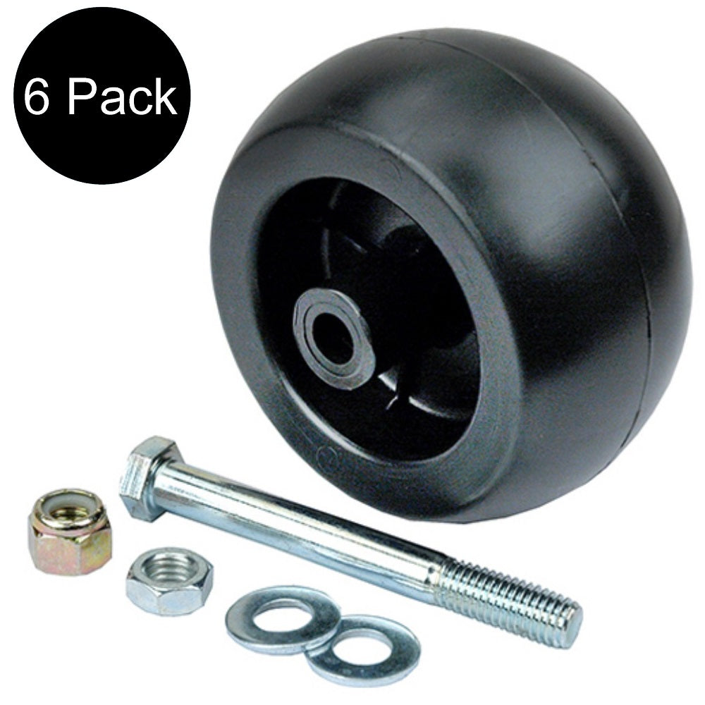 Six (6) Deck Wheel + Kits For Hustler 788166 31997 781567