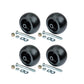 (4) Mower Deck Wheel for Hustler Raptor SD, Super Z, Hustler Sport, FasTrak SD