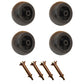 4Pk 5" AntiScalp Deck Wheel and Kit Fits Exmark 103-3168 103-4051 103-7263