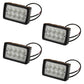 (4) RE169350 LED Flood Work Lamps Fits John Deere 824J 544H 724J 544J 444H