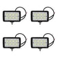 (4) Rectangle LED Flood Work Lamps 1312047C91 Fits Case-IH 305 310 315 335