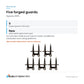 219191 Forged Mower Guard 5 Pack Fits New Holland Hay Tool Cutterbar