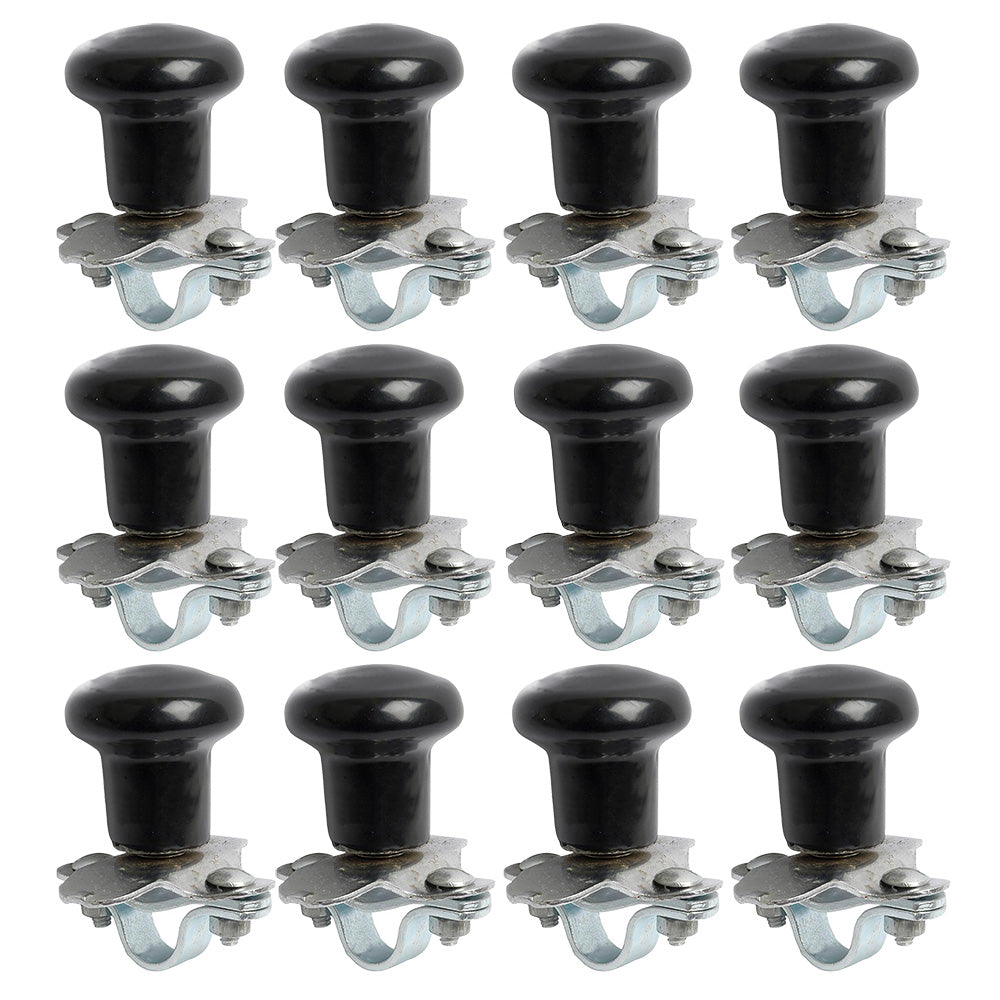 Qty 12: Black Steering Wheel Spinner Fits Massey Ferguson Replaces WSV124B_x12