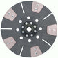YZ90755 Fits John Deere Tractor PTO Disc 6403 6603 16.125" 5 Button Rigid