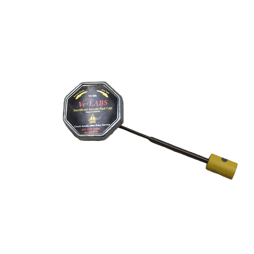 Z17704 Radiator Cap - 13 Lb PSI Automotive Cap With Sacrificial Anode