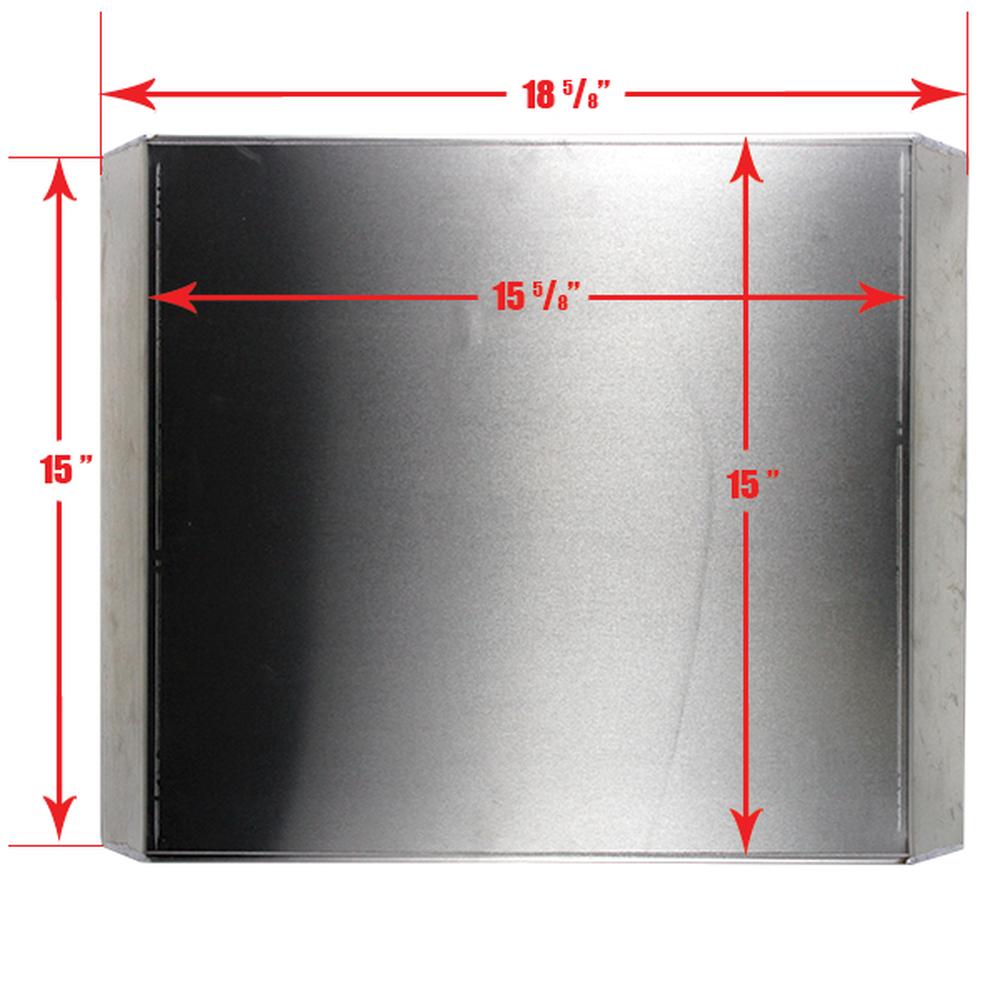 Z40029 Hurricane Engine Driven Fan Shroud - 18 5/8 x 15 x 2 3/8
