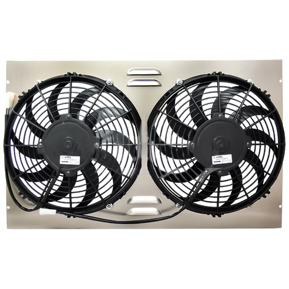 Z40105 Dual 11" Electric Cooling Fan And Shroud  - 15 x 24 1/8 x 2 1/4