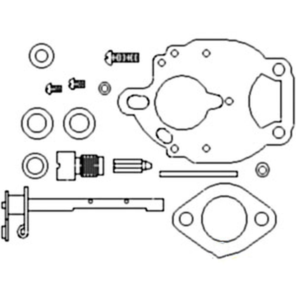 ZCK17 Basic Carburetor Kit Fits Allis Chalmers Tractor Models D17 WD45