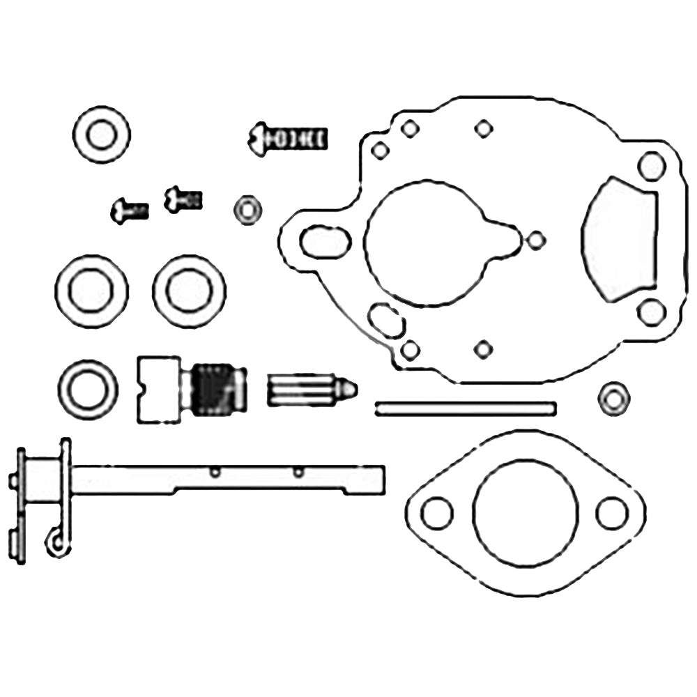 ZCK17 Basic Carburetor Kit Fits Allis Chalmers Tractor Models D17 WD45