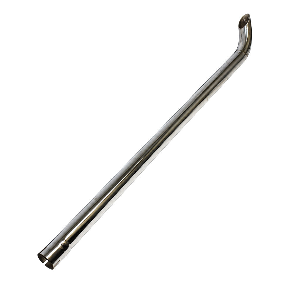 Chrome Exhaust Stack - Curved - ZNL89020C