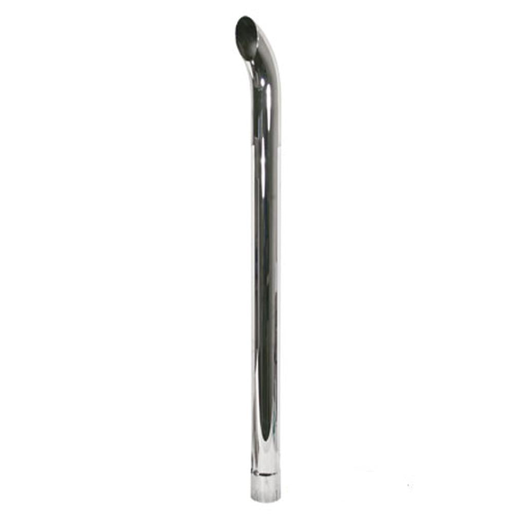 Exhaust Stack - 3" x 48" Curved Chrome Fits John Deere 3020 4020 PM89051C