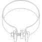 ZNL90869A Universal Fit Chrome Stack 2" with Clamp for Tractors
