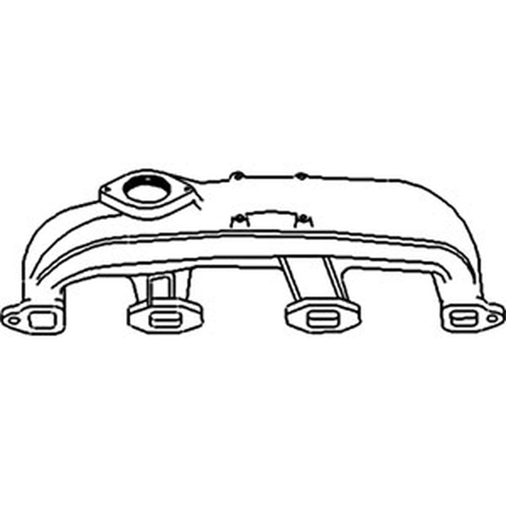 Exhaust Manifold For IH 460 806 856 666 560 Hydro 86 756 656 826 706 686
