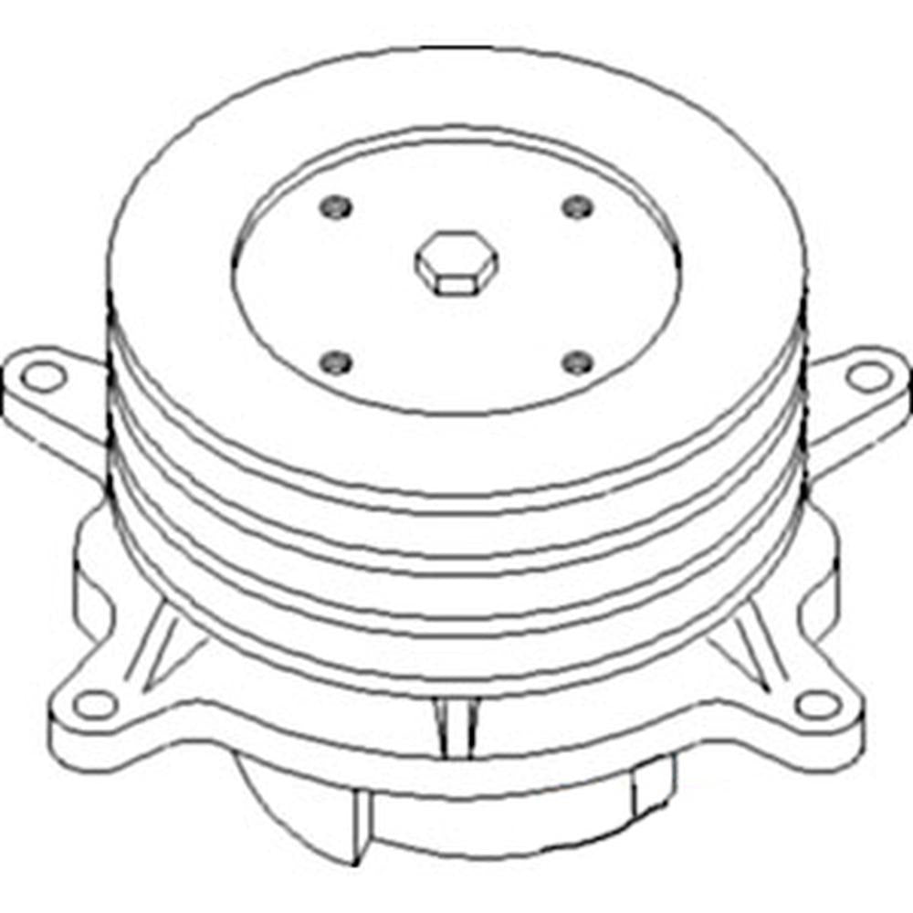 2W1225 Water Pump Fits Caterpillar Fits CAT 3208 Comes with Gasket