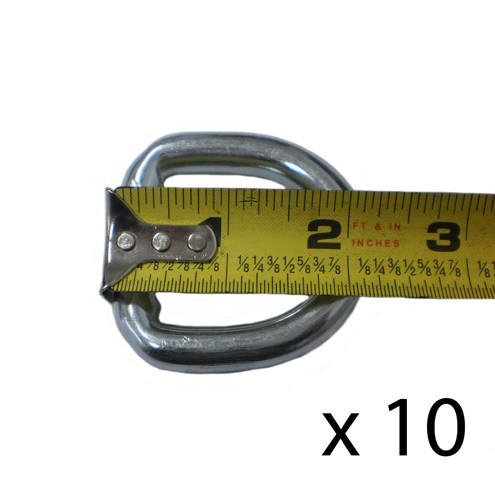 10 3/8" D Ring 5000# Weld On for ATV Motorcycle Rope Tie Trailer Truck WR15