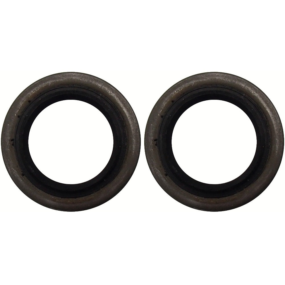 (2) 3500# Trailer Axle Double Lip EZ Lube Grease Seals 2.5" OD for Dexter 10-19