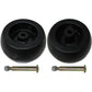 2 Pk Deck Wheels W Bolts Fits MTD Fits Cub Cadet 734-04155 Fits Toro Wheel Horse